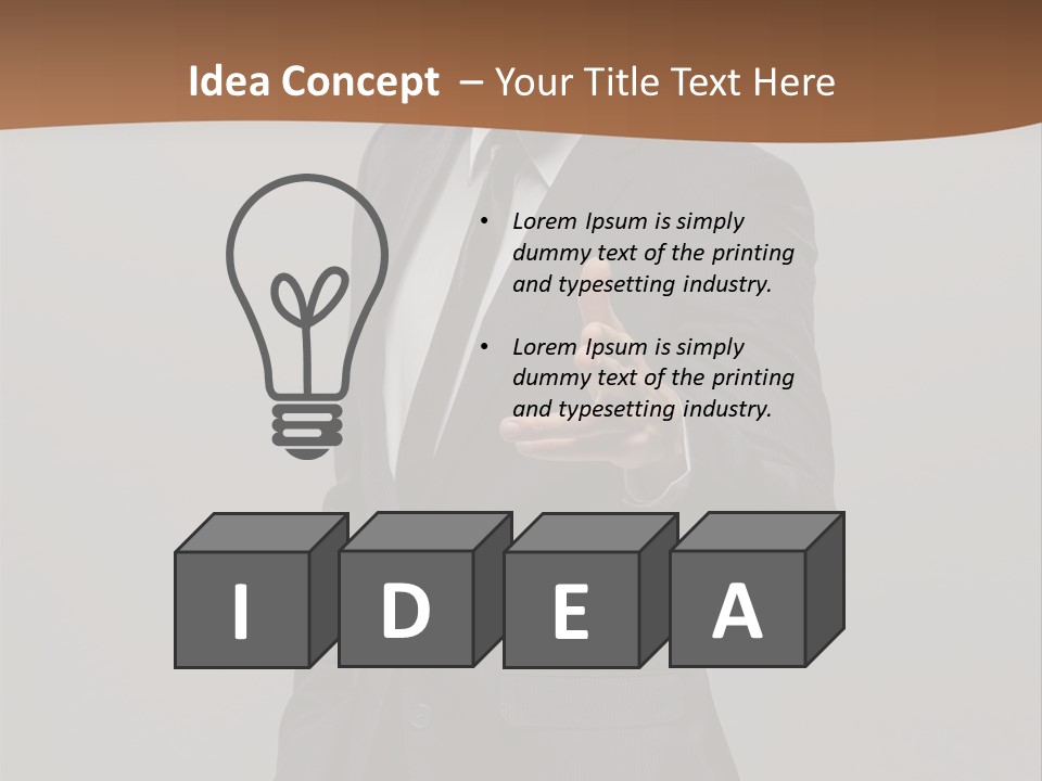 Years Young Adult Sunglasses PowerPoint Template