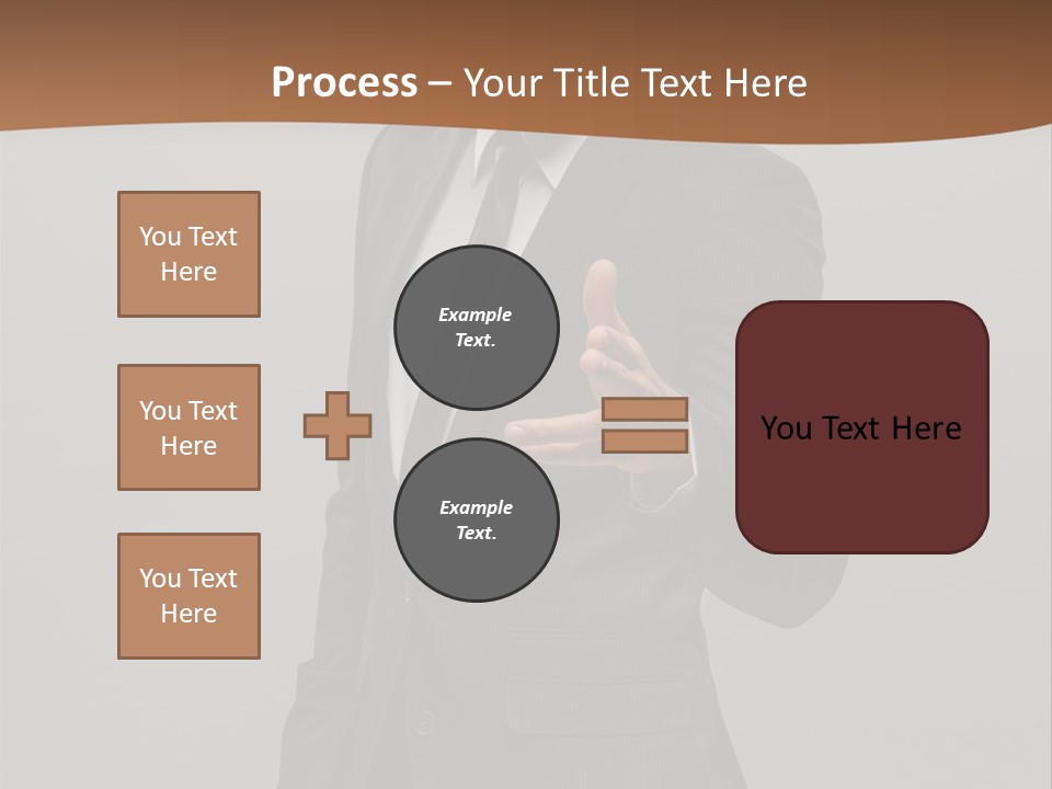 Years Young Adult Sunglasses PowerPoint Template