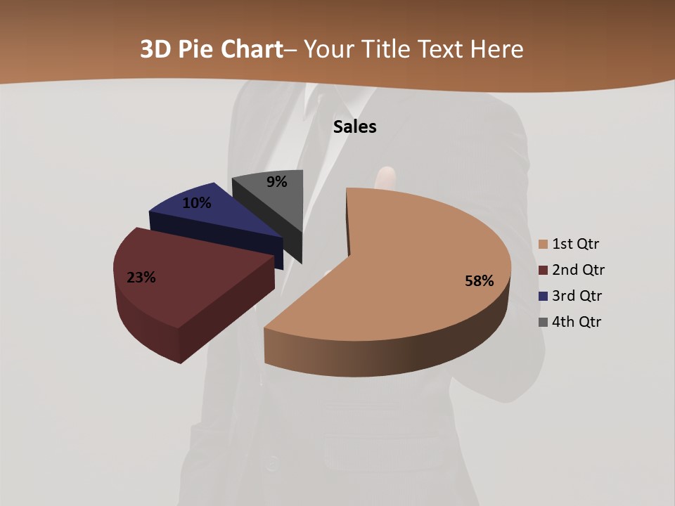 Years Young Adult Sunglasses PowerPoint Template