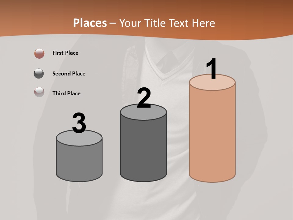 Young Adult One Men Only Serene People PowerPoint Template