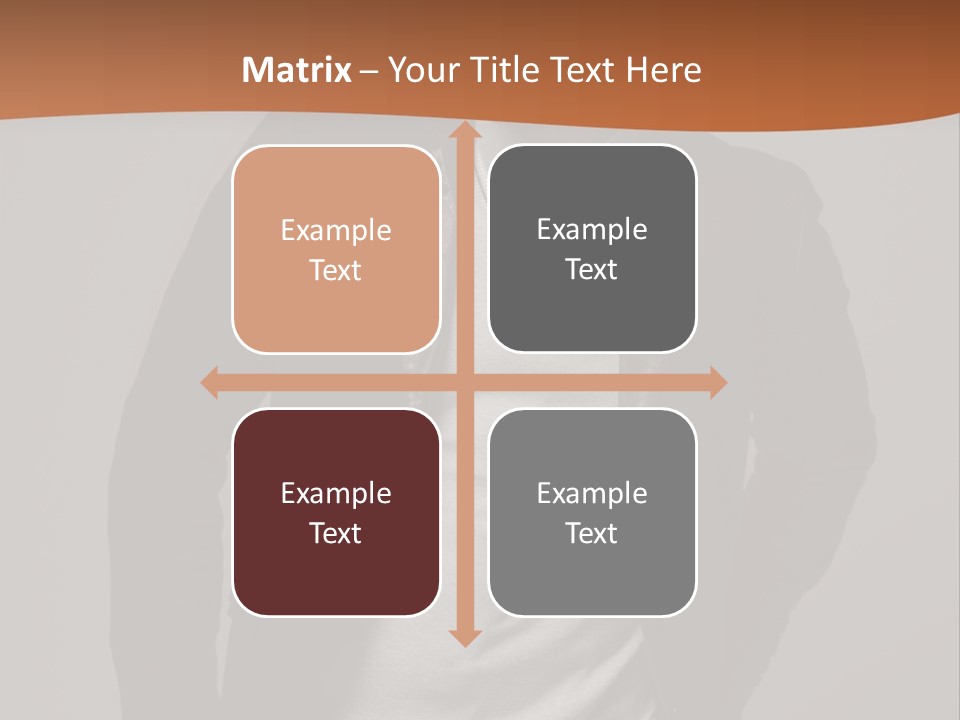 Young Adult One Men Only Serene People PowerPoint Template