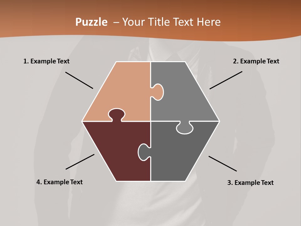 Young Adult One Men Only Serene People PowerPoint Template