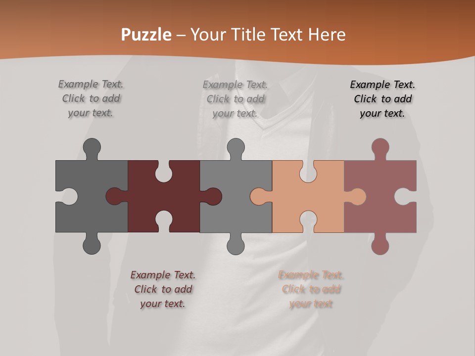 Young Adult One Men Only Serene People PowerPoint Template