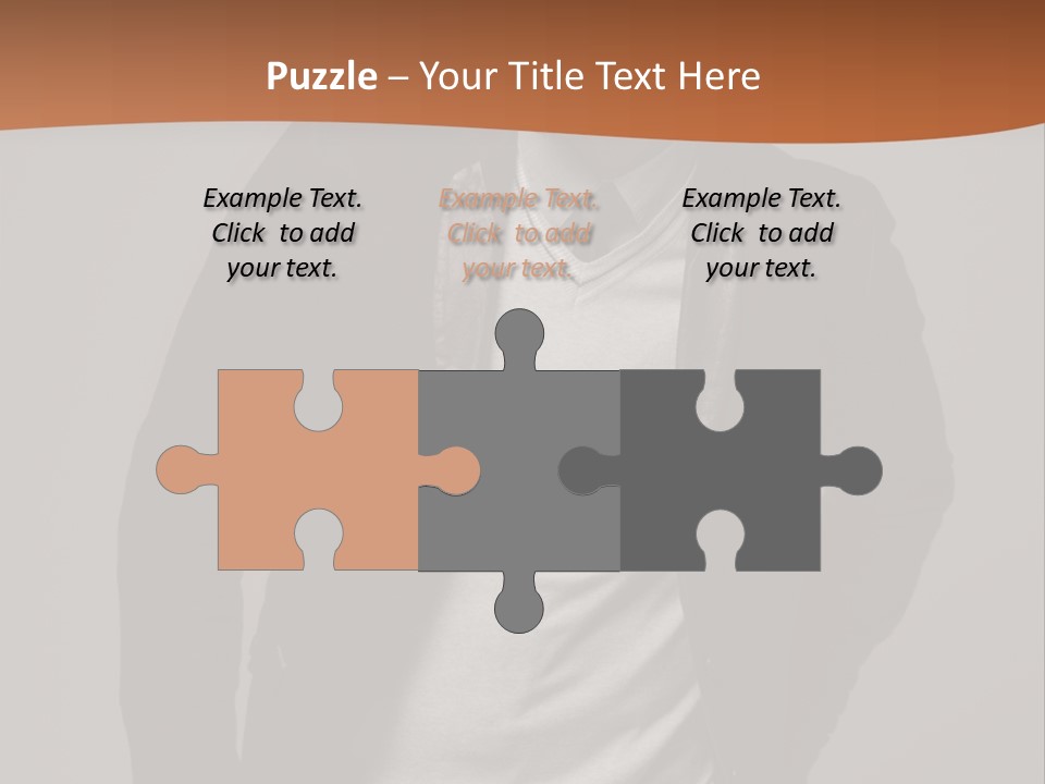 Young Adult One Men Only Serene People PowerPoint Template