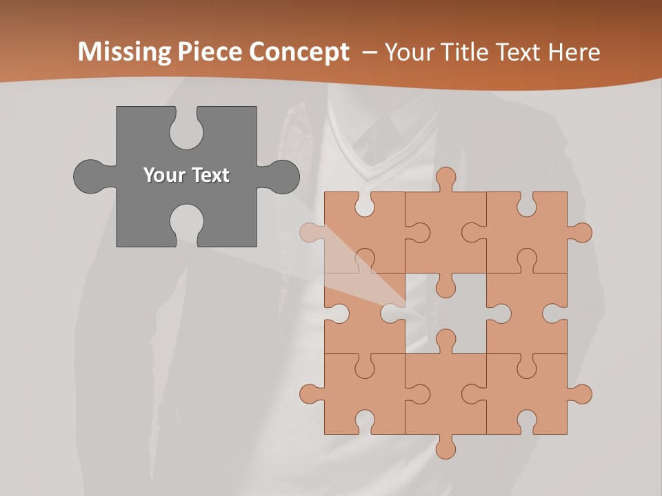 Young Adult One Men Only Serene People PowerPoint Template