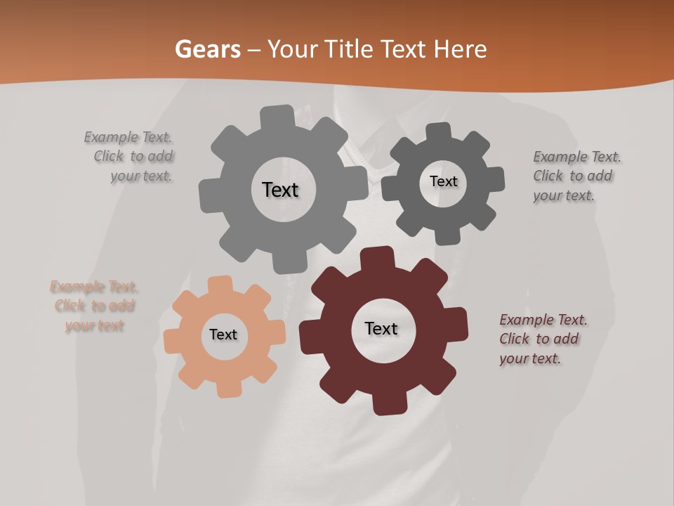 Young Adult One Men Only Serene People PowerPoint Template