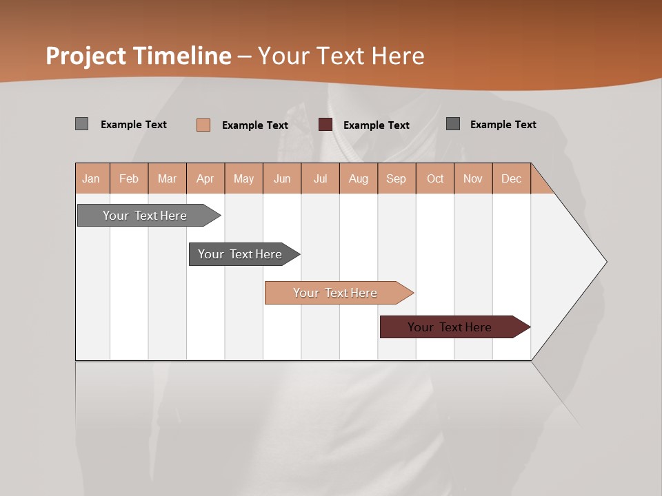 Young Adult One Men Only Serene People PowerPoint Template