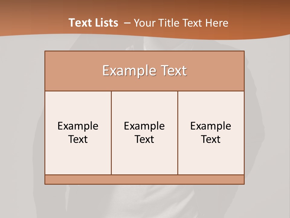 Young Adult One Men Only Serene People PowerPoint Template