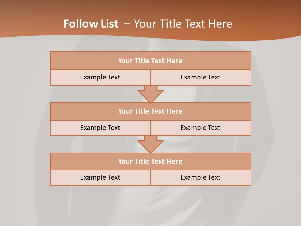 Young Adult One Men Only Serene People PowerPoint Template