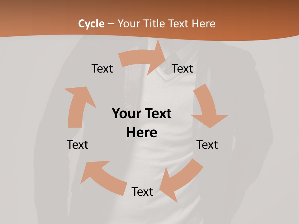 Young Adult One Men Only Serene People PowerPoint Template