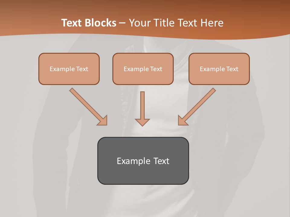 Young Adult One Men Only Serene People PowerPoint Template