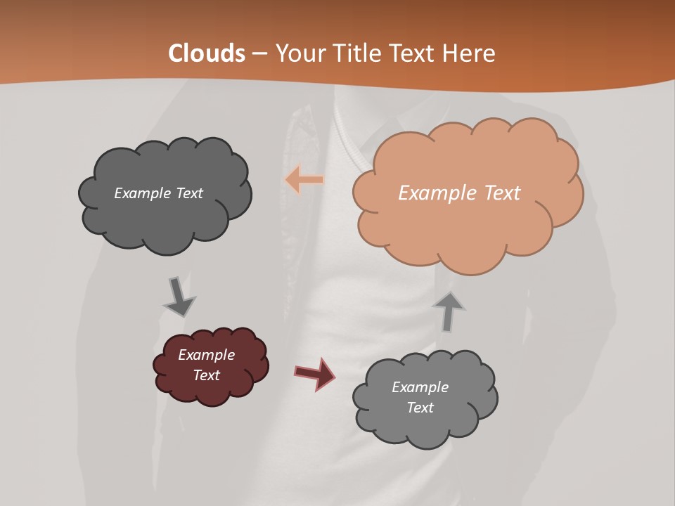Young Adult One Men Only Serene People PowerPoint Template