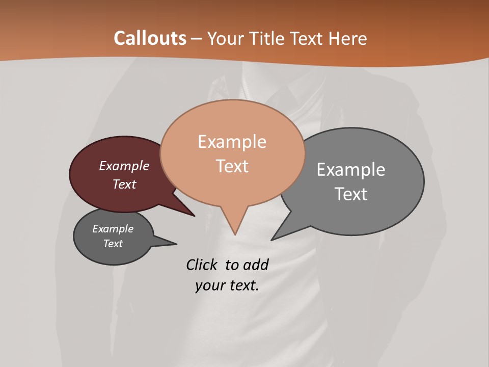 Young Adult One Men Only Serene People PowerPoint Template