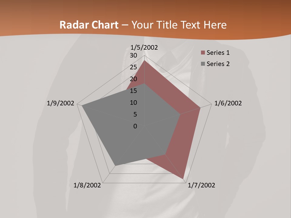 Young Adult One Men Only Serene People PowerPoint Template