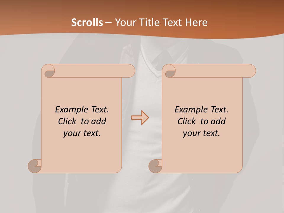 Young Adult One Men Only Serene People PowerPoint Template