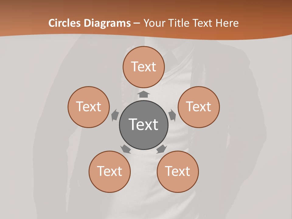 Young Adult One Men Only Serene People PowerPoint Template