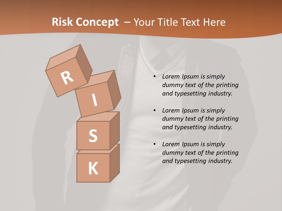 Young Adult One Men Only Serene People PowerPoint Template