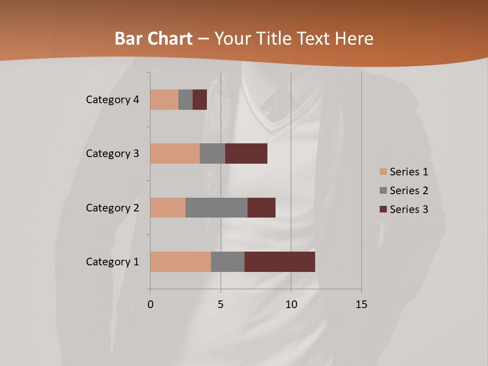Young Adult One Men Only Serene People PowerPoint Template