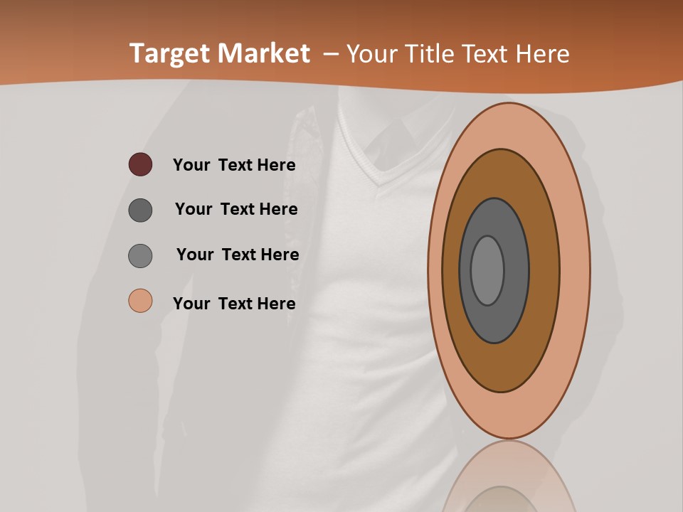 Young Adult One Men Only Serene People PowerPoint Template