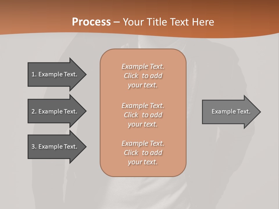 Young Adult One Men Only Serene People PowerPoint Template