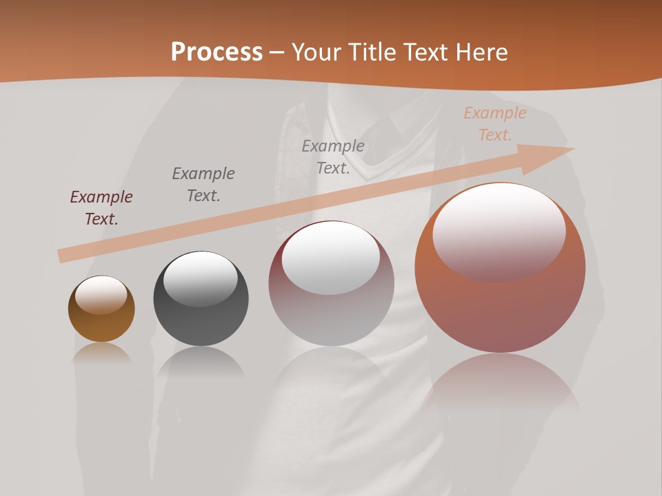 Young Adult One Men Only Serene People PowerPoint Template