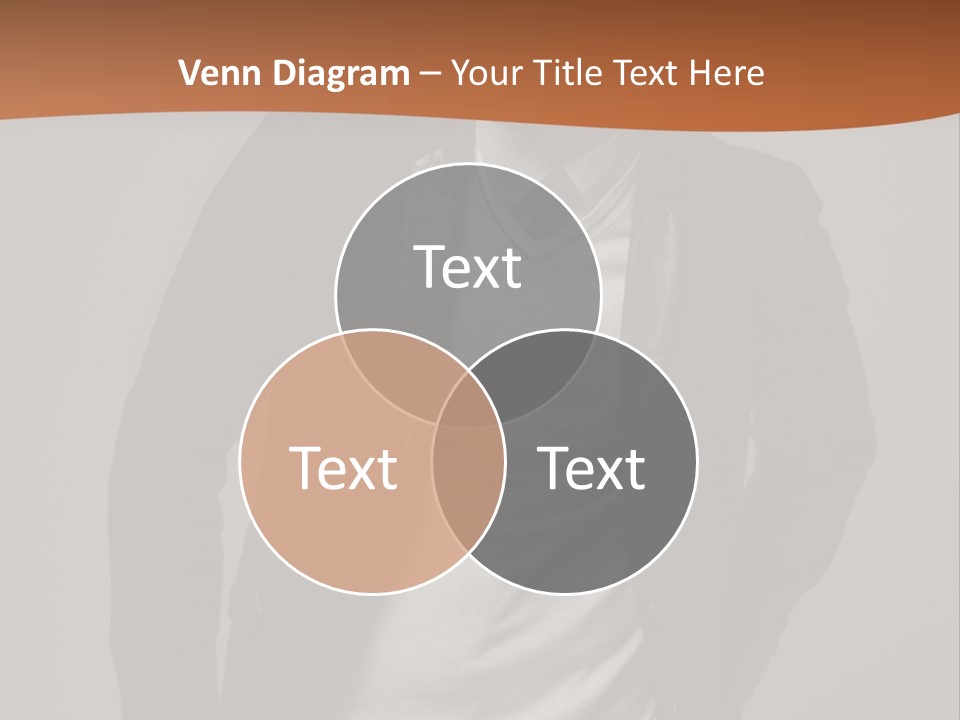 Young Adult One Men Only Serene People PowerPoint Template