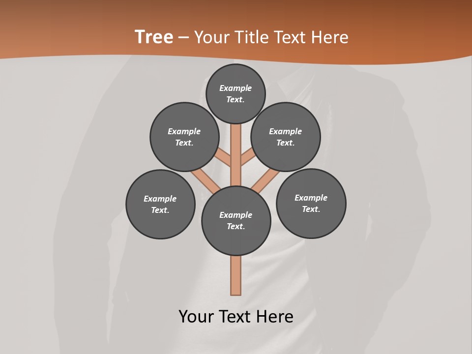 Young Adult One Men Only Serene People PowerPoint Template