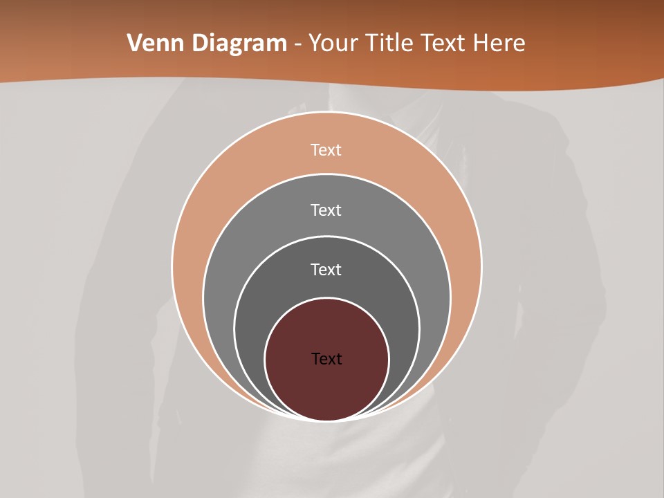 Young Adult One Men Only Serene People PowerPoint Template