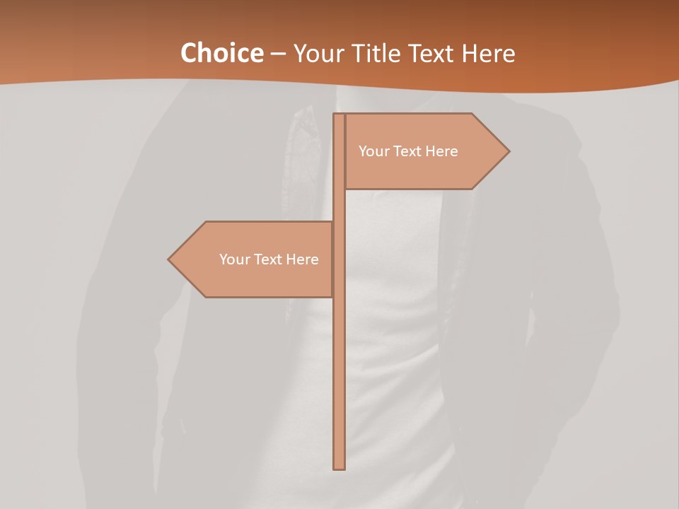 Young Adult One Men Only Serene People PowerPoint Template