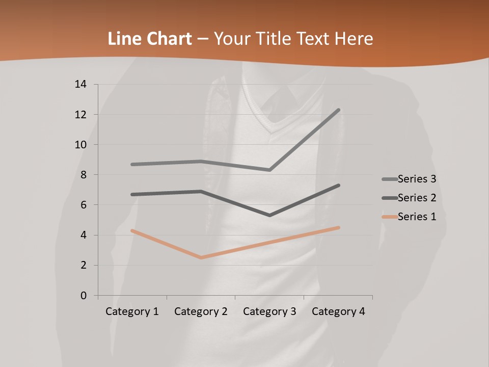 Young Adult One Men Only Serene People PowerPoint Template