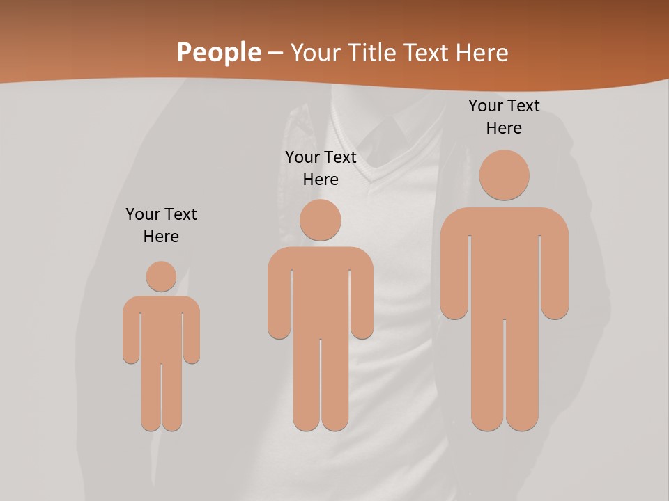 Young Adult One Men Only Serene People PowerPoint Template