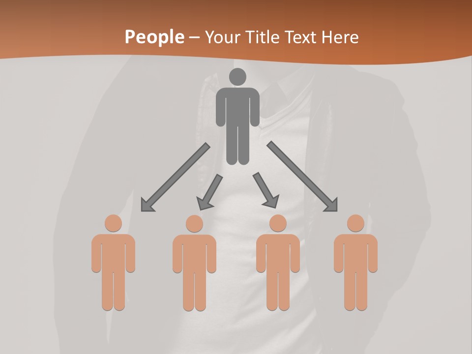 Young Adult One Men Only Serene People PowerPoint Template