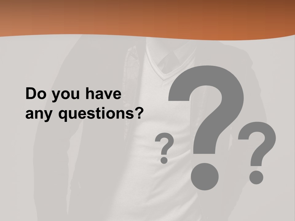 Young Adult One Men Only Serene People PowerPoint Template