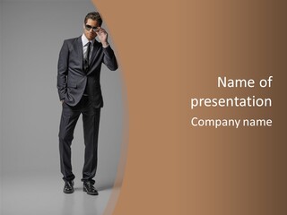 Shirt And Tie Formalwear Fashion PowerPoint Template