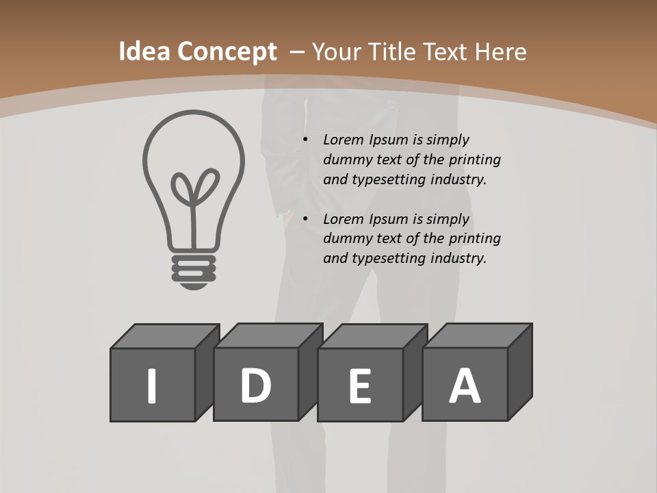 Shirt And Tie Formalwear Fashion PowerPoint Template