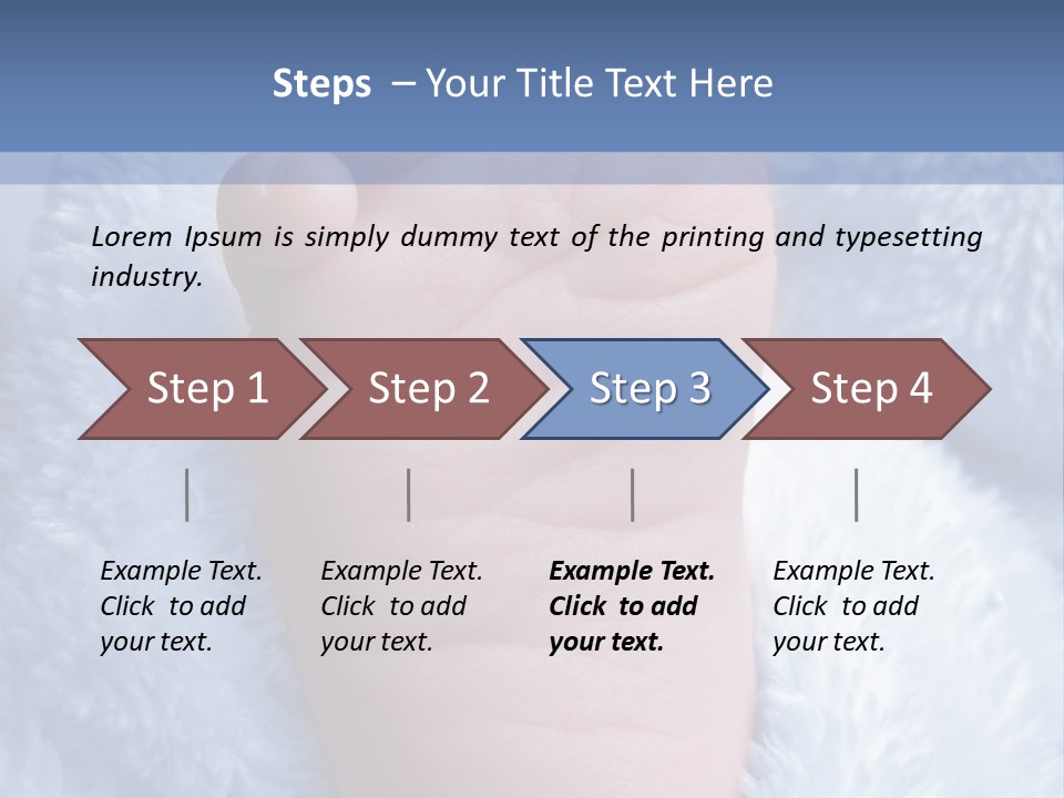 Portrait Baby Soft PowerPoint Template