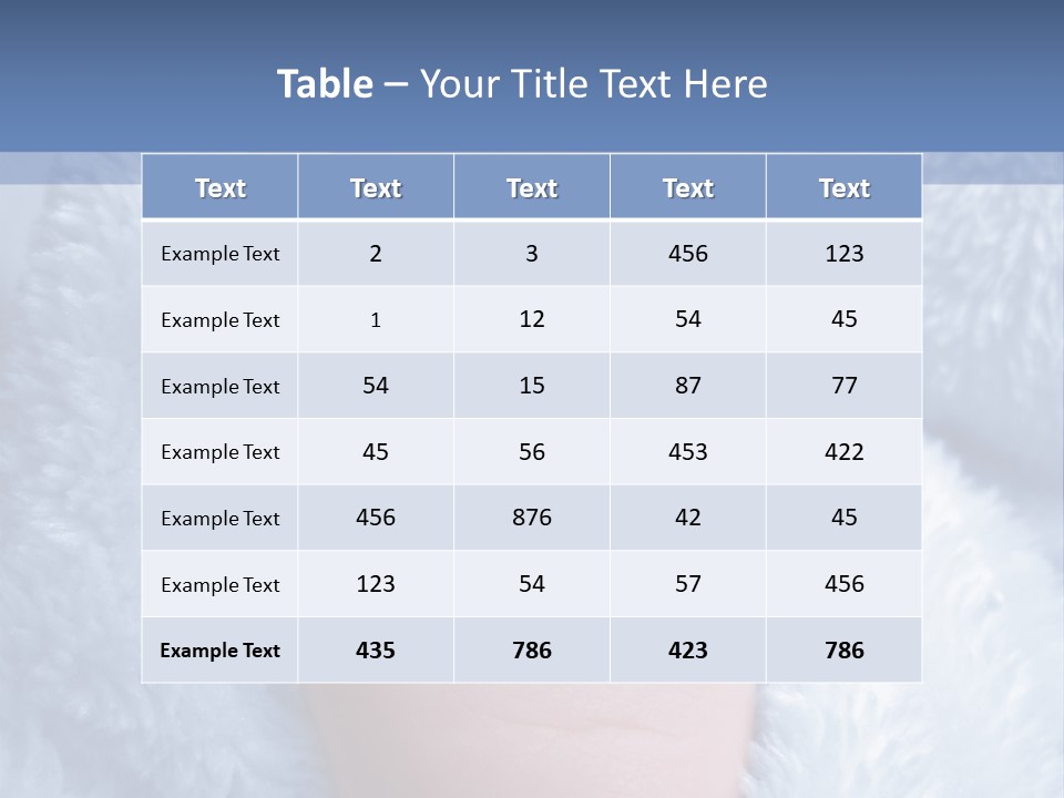 Portrait Baby Soft PowerPoint Template