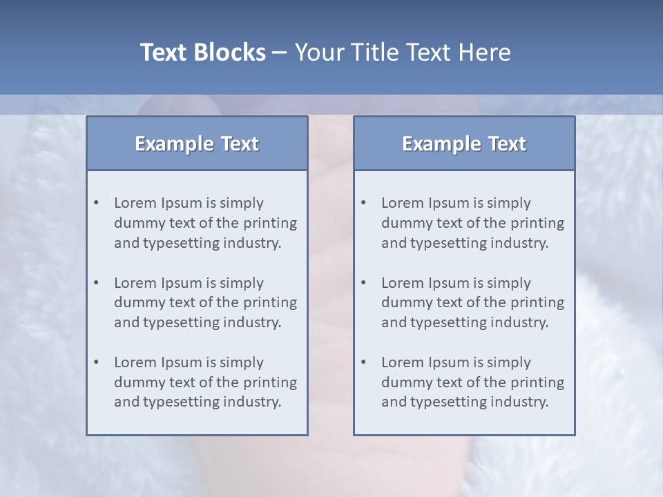 Portrait Baby Soft PowerPoint Template