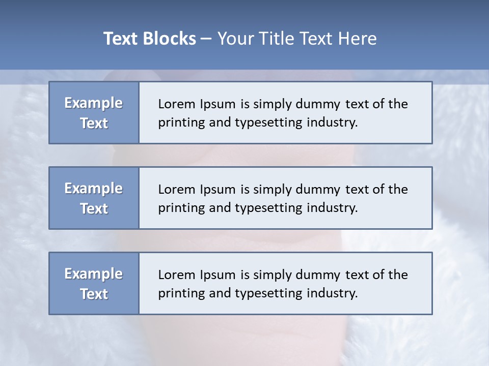 Portrait Baby Soft PowerPoint Template