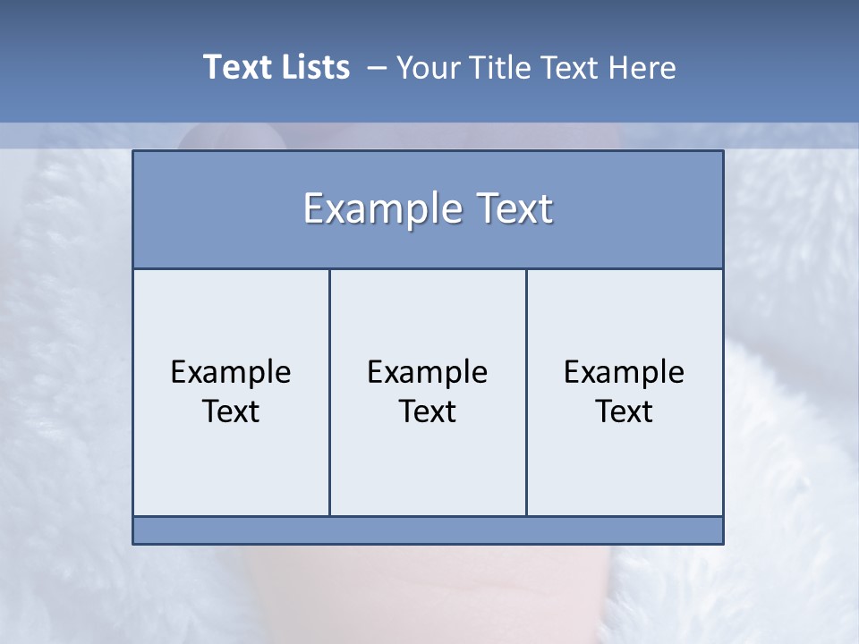 Portrait Baby Soft PowerPoint Template