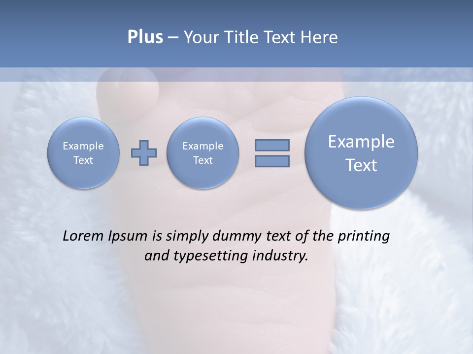 Portrait Baby Soft PowerPoint Template
