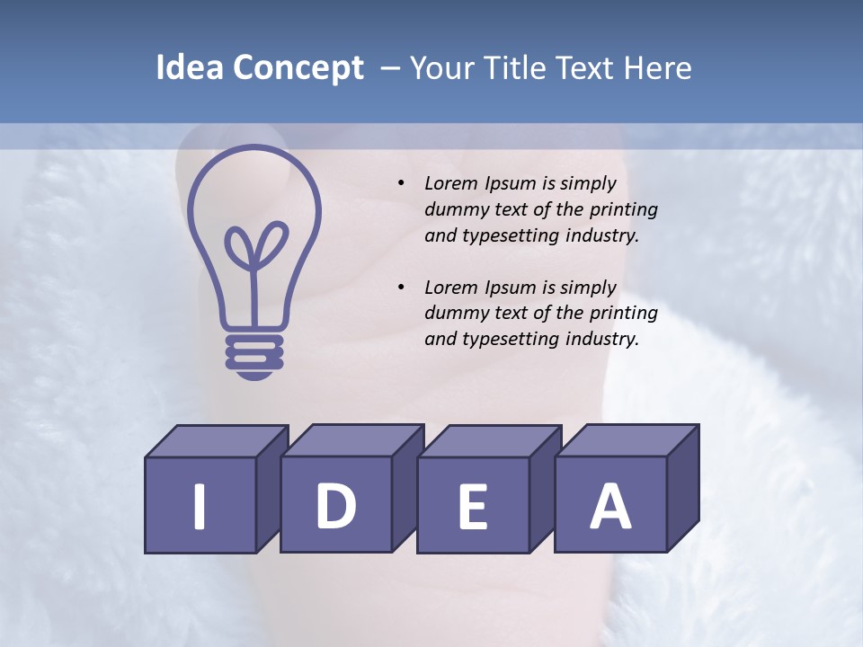 Portrait Baby Soft PowerPoint Template