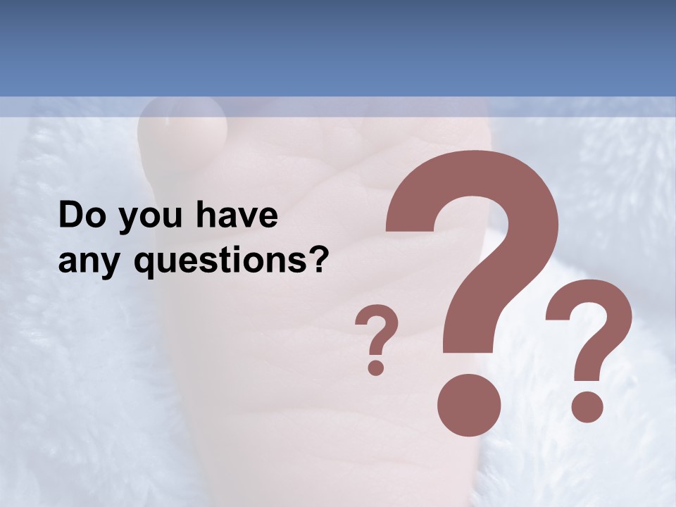 Portrait Baby Soft PowerPoint Template