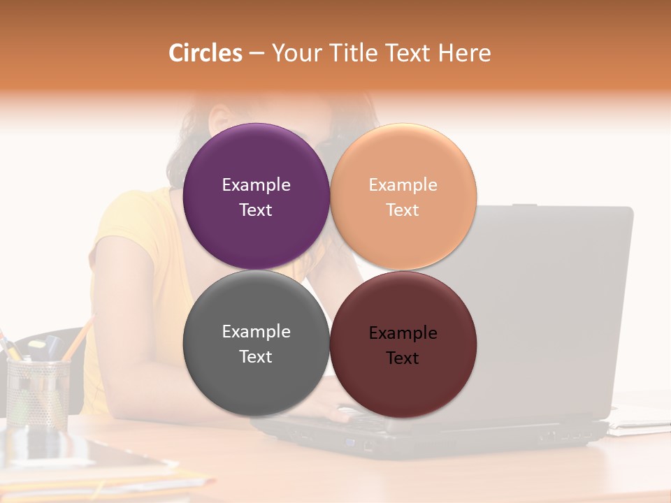Desk Mobility Student PowerPoint Template