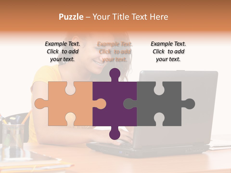 Desk Mobility Student PowerPoint Template