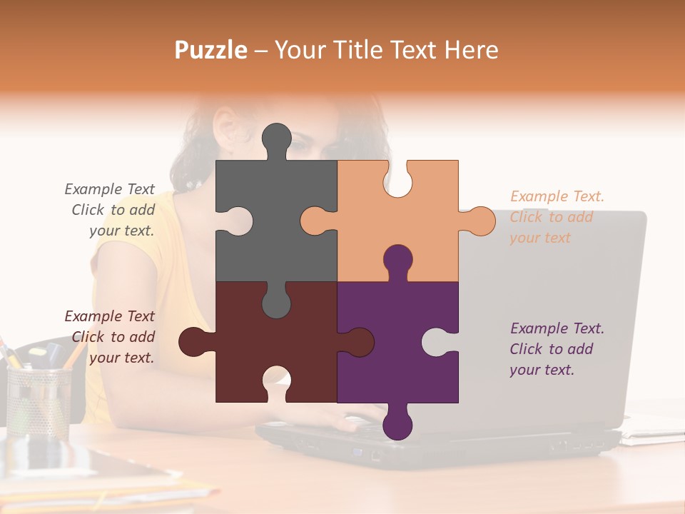 Desk Mobility Student PowerPoint Template