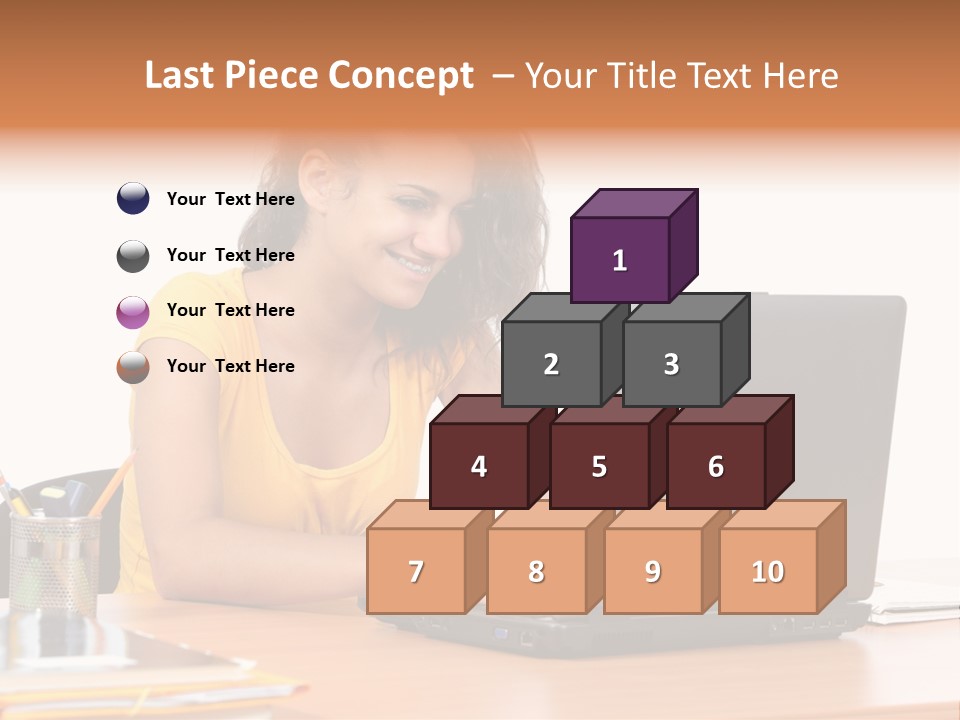 Desk Mobility Student PowerPoint Template