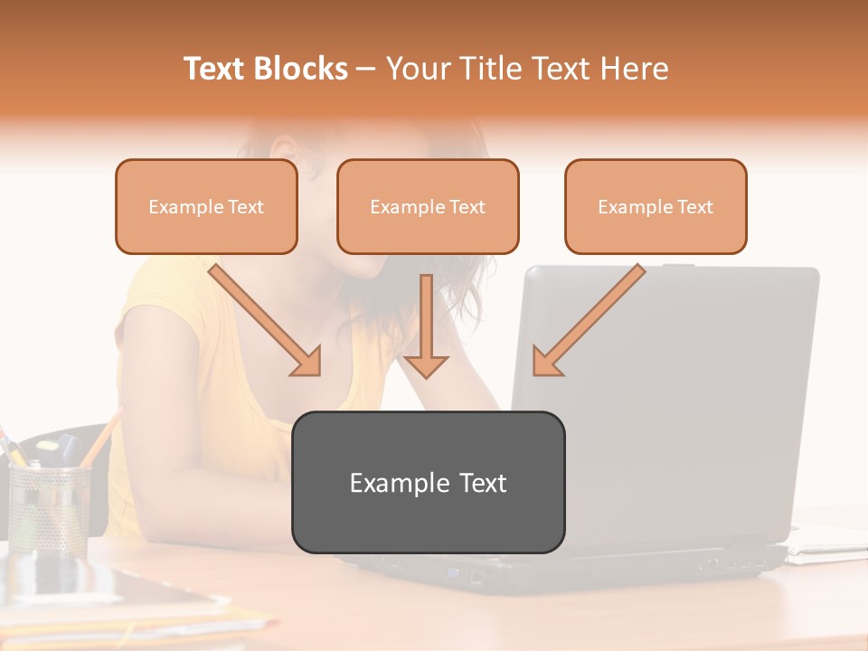 Desk Mobility Student PowerPoint Template