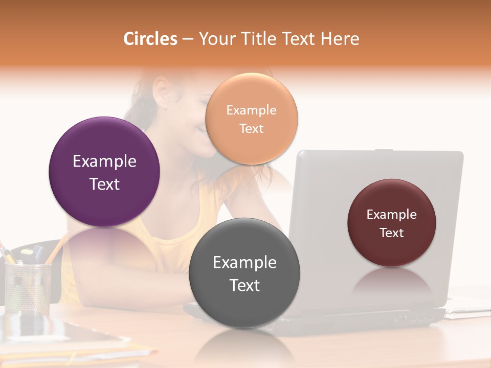 Desk Mobility Student PowerPoint Template