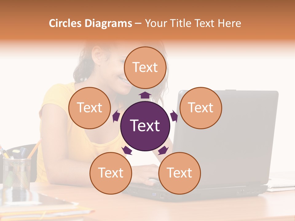 Desk Mobility Student PowerPoint Template